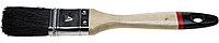 01022-020 Кисть плоская STAYER ''UNIVERSAL-EURO'', чёрная натуральная щетина, деревянная ручка, 20мм