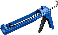06627 ЗУБР лёгкий полукорпусной пистолет для герметика Эксперт, 310 мл, серия Профессионал