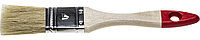 0101-025 Кисть плоская STAYER ''UNIVERSAL-STANDARD'', светлая натуральная щетина, деревянная ручка, 25мм