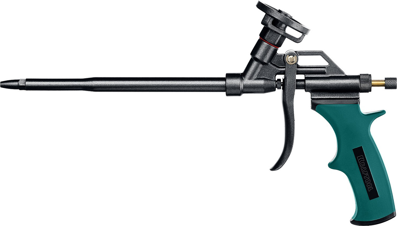 06855_z02 Пистолет для монтажной пены ''PANTHER'', металлический корпус, полное тефлоновое покрытие, KRAFTOOL - фото 1 - id-p221727039