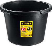 06098-40_z02 STAYER STRONG 40 л, Круглый строительный таз, MASTER