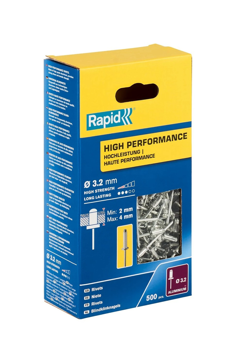 5001431 RAPID R:High-performance-rivet заклепка из алюминия d3.2x8мм, 500 шт - фото 2 - id-p221727247