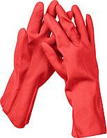 11250-XL_z01 ЗУБР ЛАТЕКС+ перчатки латексные хозяйственно-бытовые, размер XL
