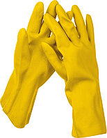 1120-L_z01 STAYER OPTIMA перчатки латексные хозяйственно-бытовые, размер L