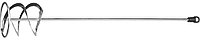 06011-10-60 Миксер STAYER ''MASTER'' для красок металлический, шестигранный хвостовик, оцинкованный, 100х600мм