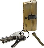 52101-70-1 Механизм ЗУБР ''МАСТЕР'' цилиндровый, тип ''ключ-ключ'', цвет латунь, 5-PIN, 70мм