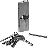 52101-90-2 Механизм ЗУБР ''МАСТЕР'' цилиндровый, тип ''ключ-ключ'', цвет хром, 5-PIN, 90мм