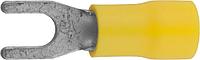 49420-60 Наконечник с вилкой НВИ 4-6, М8 для кабеля, изолированный, желтый, СВЕТОЗАР (10шт)