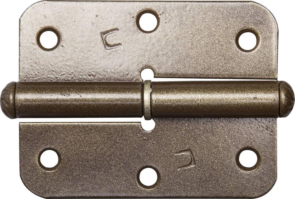 37645-85R Петля накладная стальная ''ПН-85'', цвет бронзовый металлик, правая, 85мм - фото 1 - id-p221731465