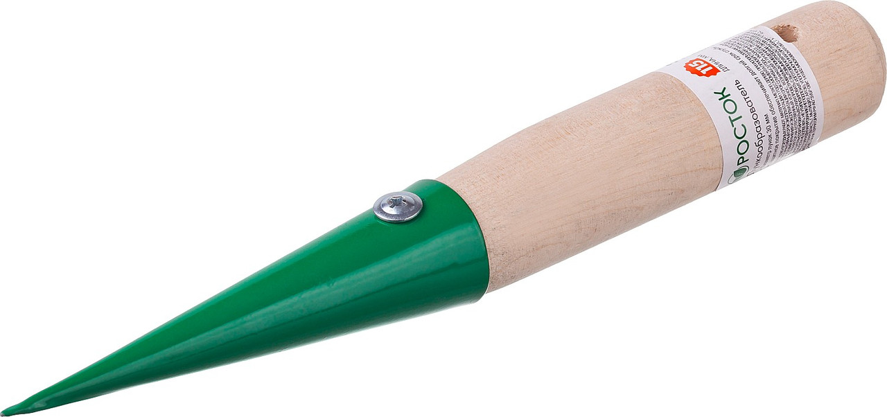 39665 Лункообразователь, РОСТОК, с деревянной ручкой, 30мм x 240мм - фото 2 - id-p221732500