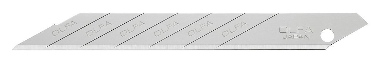 OL-SAB-10B Лезвие OLFA сегментированное для графических работ, 9х80х0,38мм, 10шт - фото 1 - id-p221729622