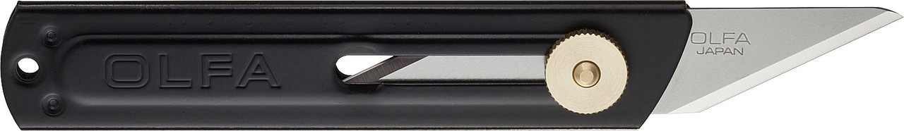 OL-CK-1 Нож OLFA хозяйственный металлический корпус, с выдвижным 2-х сторонним лезвием, 18мм - фото 1 - id-p221729664