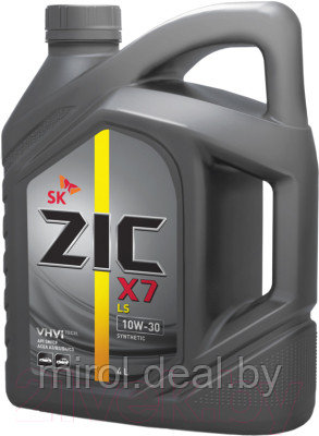 Моторное масло ZIC X7 LS 10W30 / 162649 - фото 3 - id-p221743935