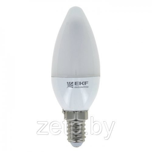 Лампа светодиодная FLL-C35 3W 2700К E14 EKF Simple