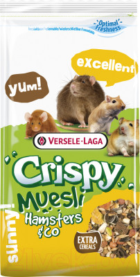 Корм для грызунов Versele-Laga Crispy Muesli Hamsters & Co /461169 - фото 1 - id-p221763964