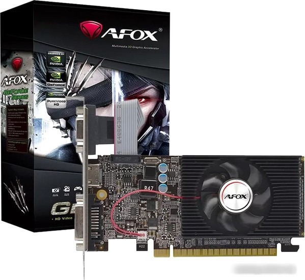 Видеокарта AFOX GeForce GT 610 1GB GDDR3 AF610-1024D3L7-V6 - фото 3 - id-p221772293