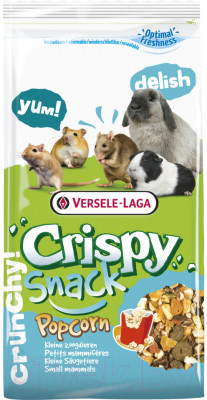 Корм для грызунов Versele-Laga Crispy Snack Popcorn / 461051 - фото 1 - id-p221765473