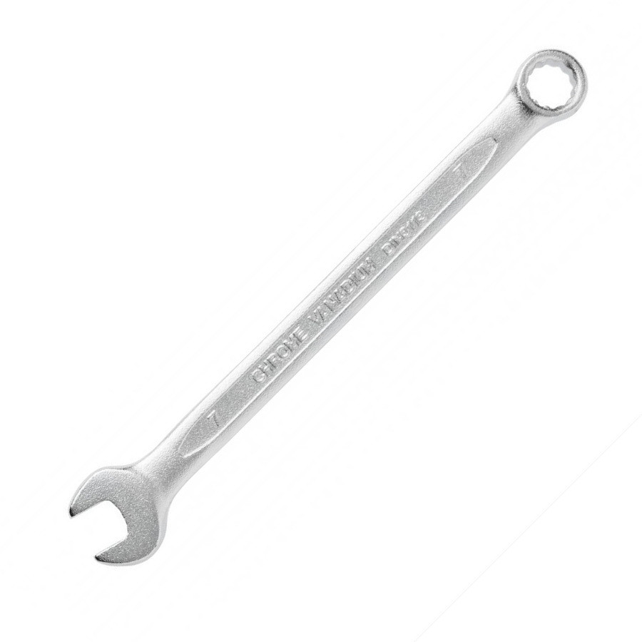 Ключ комбинированный 7 мм, сталь CrV, DIN 3113 - HT1W407-1 - фото 1 - id-p221785365