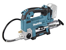 MAKITA Аккумуляторный шприц для смазки DGP180Z (18 V LXT, 69мПа, 12/8/7 л/м, шланг 1,2м, 2 реж -145/290 л/мин,