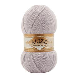 Пряжа Alize Angora Gold цвет 632 светлый лиловый