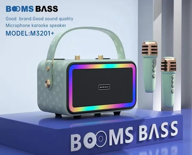 Портативная колонка, караоке система BOOMSBASS, M3201