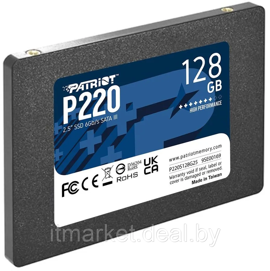 Жесткий диск SSD 128Gb Patriot P220 (P220S128G25) - фото 3 - id-p221818870