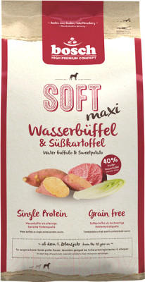 Полувлажный корм для собак Bosch Petfood Soft Maxi Wild Buffalo&Sweetpotato - фото 1 - id-p221790068