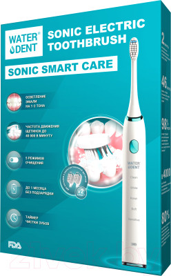 Звуковая зубная щетка Waterdent Sonic Smart Care - фото 6 - id-p221797169