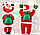 Новогоднее украшение Дед Мороз на лестнице (лестница 75 см, Дед Мороз 50см) игрушка санта клаус новогодняя, фото 3