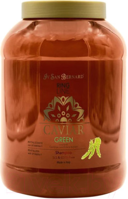 Шампунь для животных Iv San Bernard Green Caviar ревитализирующий без лаурилсульфата натрия - фото 1 - id-p221796330