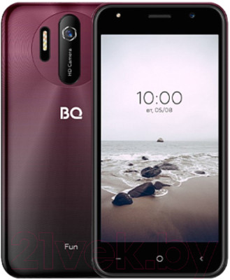 Смартфон BQ BQ-5031G Fun 2+16 (вишнево-красный) - фото 1 - id-p221794658