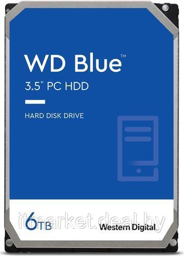 Жесткий диск 6Tb Western Digital Blue (WD60EZAX) - фото 1 - id-p221818878