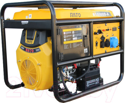 Бензиновый генератор Rato R10000D-A - фото 1 - id-p221827987