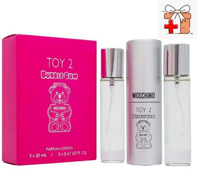 Парфюмерный набор Toy 2 Bubble Gum Moschino / edp 3*20 ml