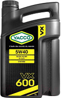 Моторное масло Yacco VX 600 5W40