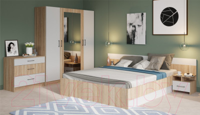 Комплект мебели для спальни Империал Алёна 4 - фото 1 - id-p221848767