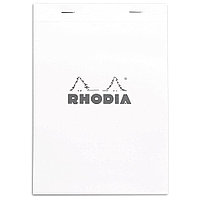 Блокнот "Rhodia", А5, 80 листов, линейка, белый