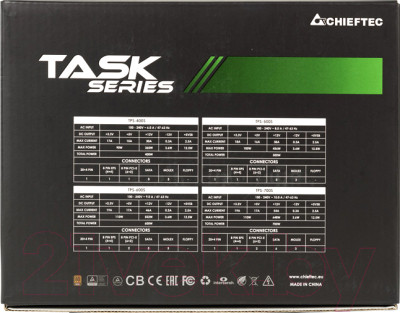 Блок питания для компьютера Chieftec Task Black TPS-500S 500W - фото 6 - id-p221862522