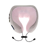 Массажная подушка LuazON LEM-06, 3.7 Вт, 2 вида массажа, ИК- подогрев, АКБ, розовая, фото 2