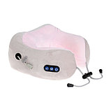 Массажная подушка LuazON LEM-06, 3.7 Вт, 2 вида массажа, ИК- подогрев, АКБ, розовая, фото 4