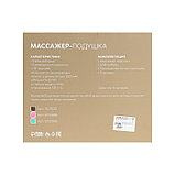 Массажная подушка LuazON LEM-06, 3.7 Вт, 2 вида массажа, ИК- подогрев, АКБ, розовая, фото 9