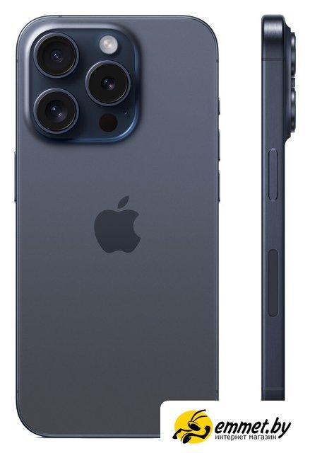 Смартфон Apple iPhone 15 Pro 1TB (синий титан) - фото 2 - id-p221868168