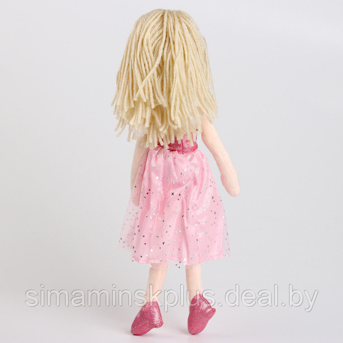 Мягкая игрушка "Кукла" в розовом платье, 35 см - фото 3 - id-p221870361