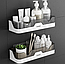Полка - органайзер для ванной комнаты, туалета, кухни Multifuncshional Shelf / Полочка без сверления навесная, фото 5