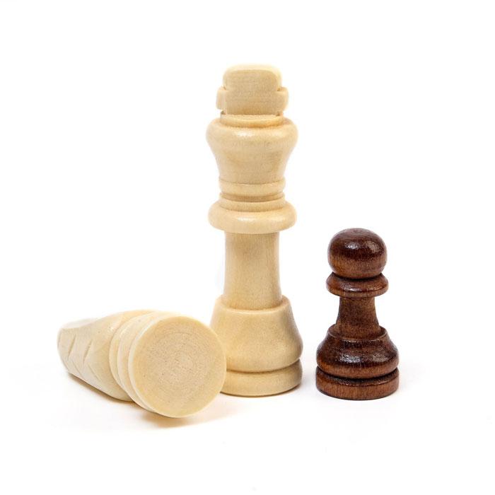 Шахматы обиходные деревянные (поле 29?29 см) - фото 2 - id-p221933873