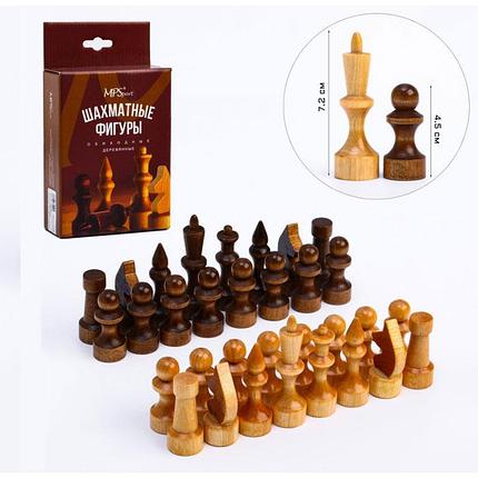 Шахматные фигуры обиходные, деревянные, фото 2