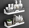 Полка - органайзер для ванной комнаты, туалета, кухни Multifuncshional Shelf / Полочка без сверления навесная, фото 5