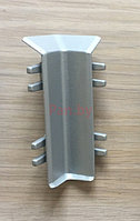 Угол внутренний для плинтуса металлический AlPro13 2158 серебро