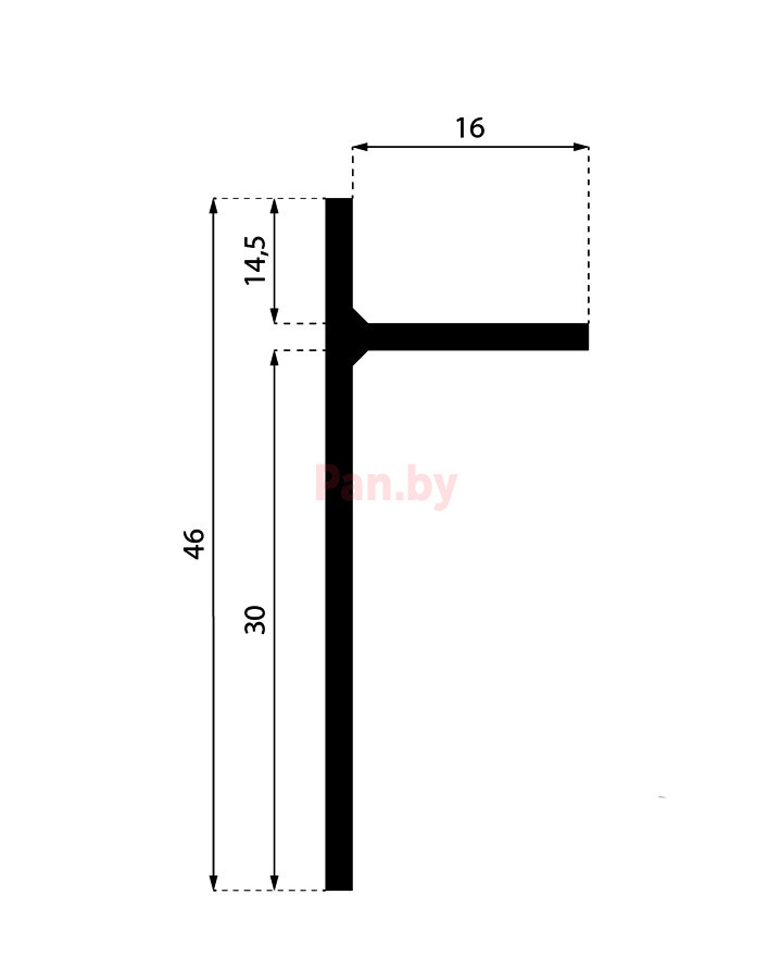 Плинтус напольный алюминиевый AlPro13 7208 Panel теневой черный - фото 2 - id-p221934695