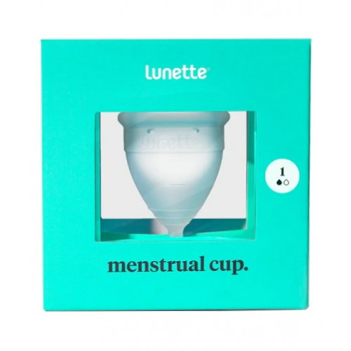 Прозрачная менструальная чаша Lunette Cup 1 25 мл - фото 2 - id-p221935693